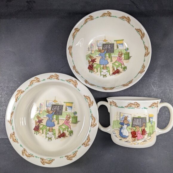 Bunnykins by Royal Doulton - 3 piece Bone China Set - Picture 1 of 2
